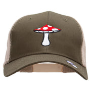 Toadstool Embroidered High Profile Mesh Cap