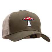 Toadstool Embroidered High Profile Mesh Cap