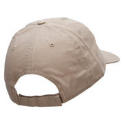 I am Only Half Dead Embroidered Low Profile Dyed Cotton Twill Cap - Khaki OSFM