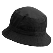 Eagle Icon Embroidered Pigment Dyed Bucket Hat - Black OSFM