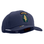 Licensed 1st Special Forces Command Embroidered Solid Cotton Twill Pro Style Cap - Navy OSFM
