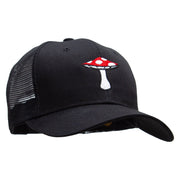 Toadstool Embroidered High Profile Mesh Cap