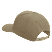 Licensed 1st Special Forces Command Embroidered Solid Cotton Twill Pro Style Cap - Khaki OSFM