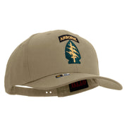 Licensed 1st Special Forces Command Embroidered Solid Cotton Twill Pro Style Cap - Khaki OSFM