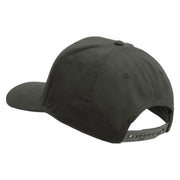 Licensed 1st Special Forces Command Embroidered Solid Cotton Twill Pro Style Cap - Charcoal OSFM