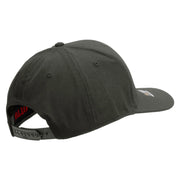 Licensed 1st Special Forces Command Embroidered Solid Cotton Twill Pro Style Cap - Charcoal OSFM