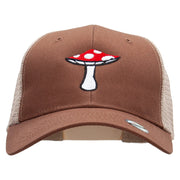 Toadstool Embroidered High Profile Mesh Cap