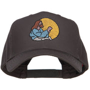 Jesus Praying Embroidered Twill Cap