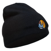 Jesus Praying Embroidered Short Beanie