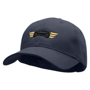 Winged Auto Embroidered Low Profile Organic Cotton Cap