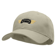 Winged Auto Embroidered Low Profile Organic Cotton Cap