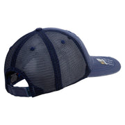 Licensed 18th Airborne Corps Veteran Embroidered Low Profile Special Cotton Mesh Cap - Navy OSFM