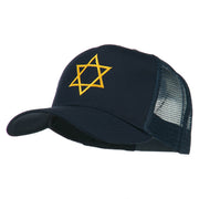 Star of David Embroidered Mesh Back Cap