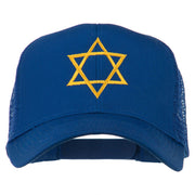 Star of David Embroidered Mesh Back Cap