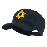 Jewish Star of David Embroidered Cap