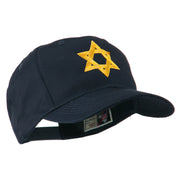 Jewish Star of David Embroidered Cap