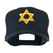 Jewish Star of David Embroidered Cap