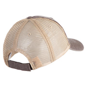 The Mighty Mississippi Embroidered Twill Trucker Cap - Chocolate Tan OSFM