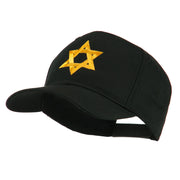 Jewish Star of David Embroidered Cap