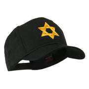 Jewish Star of David Embroidered Cap