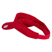 US Marine Corps Seal Design Embroidered Cotton Twill Sun Visor - Red OSFM