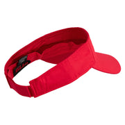 US Marine Corps Seal Design Embroidered Cotton Twill Sun Visor - Red OSFM