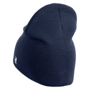 USAF Veteran Embroidered 8" Knit Short Beanie - Navy OSFM