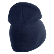 USAF Veteran Embroidered 8" Knit Short Beanie - Navy OSFM