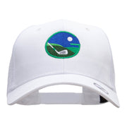 Golf Emblem Embroidered High Profile Mesh Cap