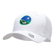 Golf Emblem Embroidered High Profile Mesh Cap