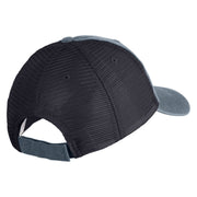 The Mighty Mississippi Embroidered Twill Trucker Cap - Navy Navy OSFM