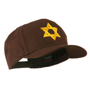 Jewish Star of David Embroidered Cap