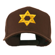 Jewish Star of David Embroidered Cap