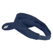 US Marine Corps Seal Design Embroidered Cotton Twill Sun Visor - Navy OSFM