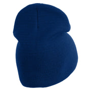 USAF Veteran Embroidered 8" Knit Short Beanie - Royal OSFM