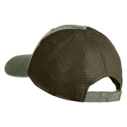 The Mighty Mississippi Embroidered Twill Trucker Cap - Olive Olive OSFM