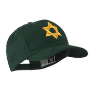 Jewish Star of David Embroidered Cap