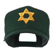 Jewish Star of David Embroidered Cap