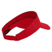 US Marine Corps Emblem Mark Embroidered Cotton Twill Sun Visor - Red OSFM