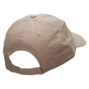 Cute Three Balloons Embroidered Garment Washed Cotton Twill Cap - Khaki OSFM