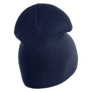 USAF Retired Embroidered 8" Knit Short Beanie - Navy OSFM