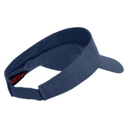 US Marine Corps Emblem Mark Embroidered Cotton Twill Sun Visor - Navy OSFM
