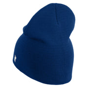 USAF Retired Embroidered 8" Knit Short Beanie - Royal OSFM