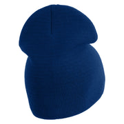 USAF Retired Embroidered 8" Knit Short Beanie - Royal OSFM