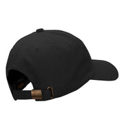 Happy Labrador Head Embroidered Cotton Twill Cap