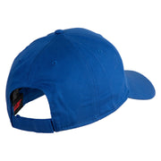 Colorado River Embroidered Solid Cotton Twill Cap - Royal OSFM