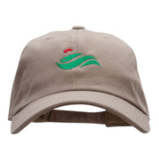 Golf Greens Embroidered Washed Cap