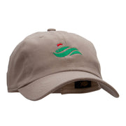 Golf Greens Embroidered Washed Cap