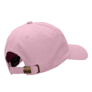 Happy Labrador Head Embroidered Cotton Twill Cap