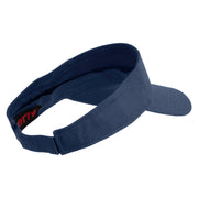 USMC Design Mark Embroidered Cotton Twill Sun Visor - Navy OSFM